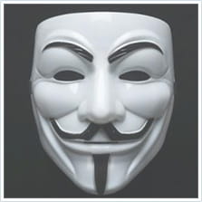 Máscara de Anonimus para seguridad adicional