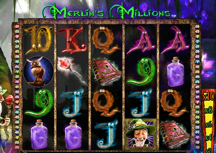 jugar gratis online al slot Merlin's Millions