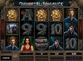juego del bonus en Immortal Romance