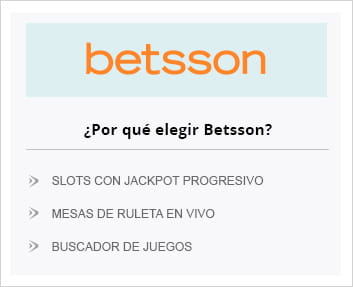 Imagen que explica algunas de las razones para jugar en el casino Betsson.