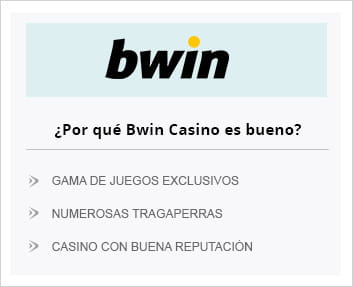 Puntos positivos en resumen del casino bwin.