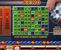 Juego de bingo keno con 80 bolas