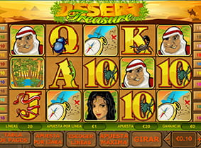 Desert Treasure es una slot de Playtech