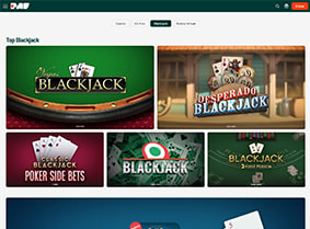 Vista previa de juegos de mesa en Paf Casino