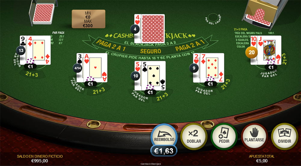 Juegos de Blackjack bonificados