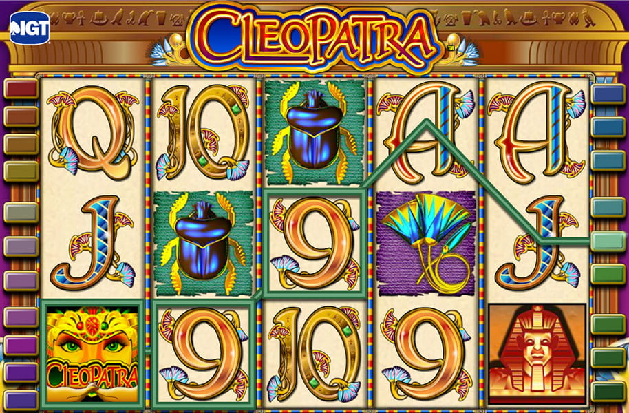 ganar un gran premio en el slot Cleopatra