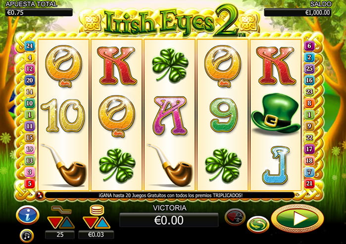 Jugar Irish Eyes 2 online gratis