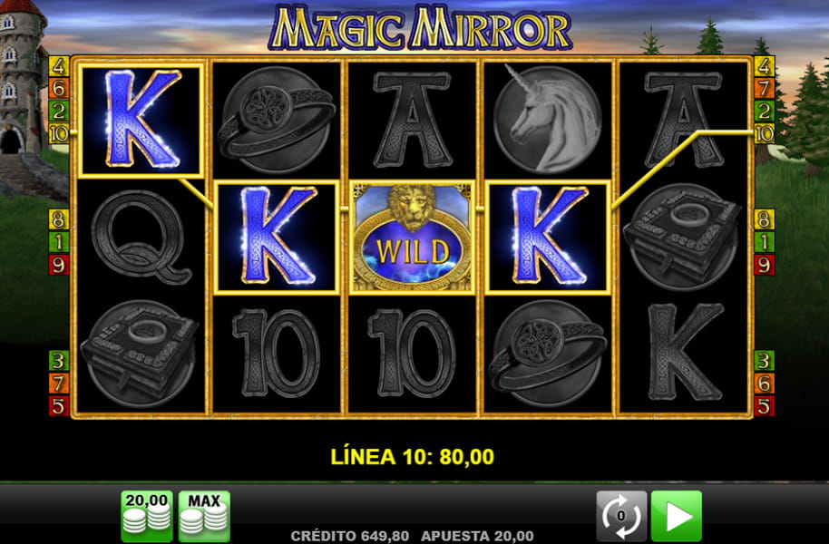 ganancia en el slot online Magic Mirror