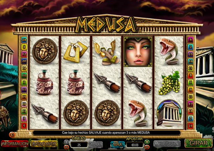 jugar al slot Medusa online gratis