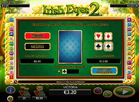 función de riesgo en el slot Irish Eyes 2