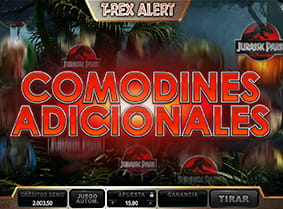 comodines adicionales en Jurassic Park 