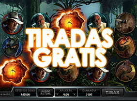 giros gratis en Jurassic Park online