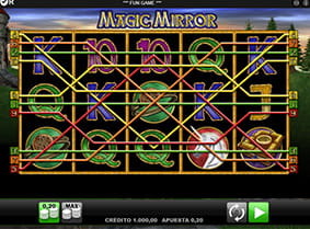 lineas de pago en el slot Magic Mirror online
