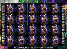 juego del bonus en Merlins Millions